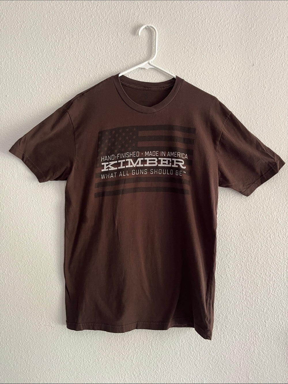 Men's Brown Short-Sleeve Graphic Tee